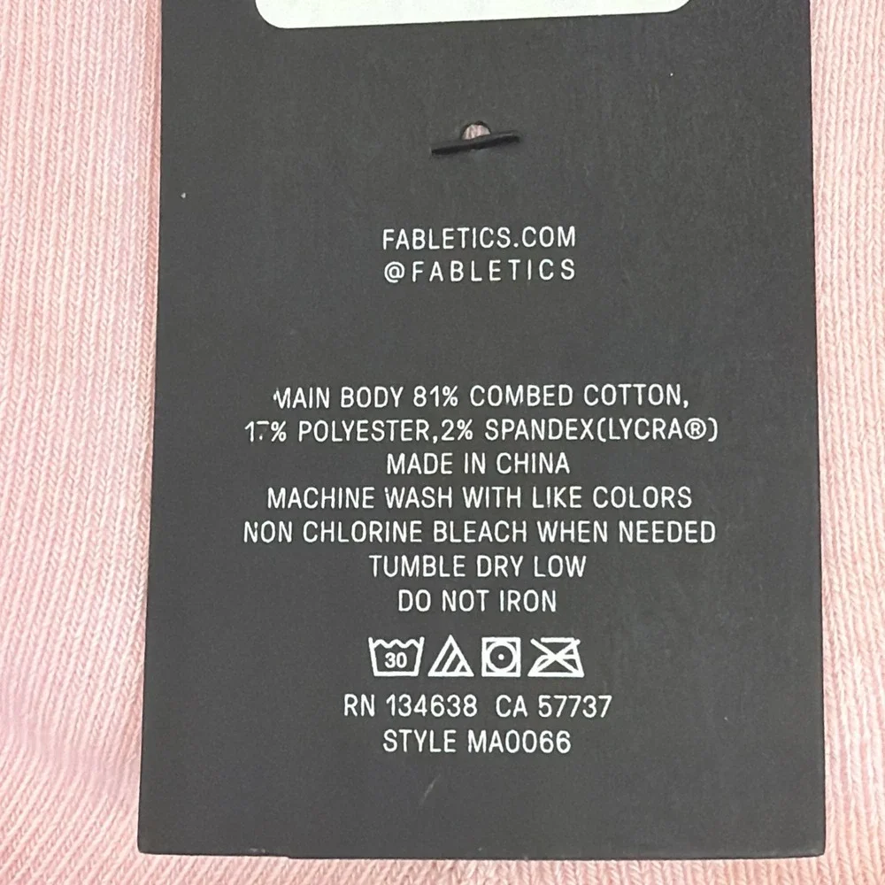 Fabletics Women's The Ruffle Sock Soft Pink S/M